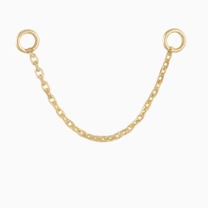 14k gold stud chain - CHAIN ONLY